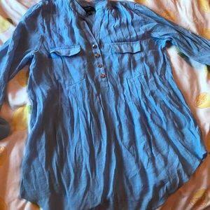 Sweet baby blue blouse